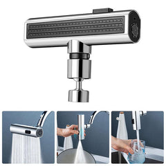Rotating Splash Proof Kitchen Faucet Nozzle Multifunctional