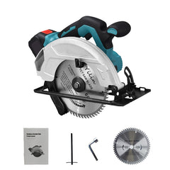 7 Inch Brushless Disc Cutting Saw - Side View 45 Degree Angle Cut