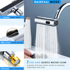 Rotating Splash Proof Kitchen Faucet Nozzle Multifunctional