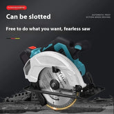 Khorasan 7 Inch Brushless Lithium Electric Disc Cutting Saw - 1200W with Slotting Feature