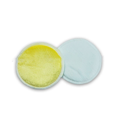 Velvet makeup remover pad