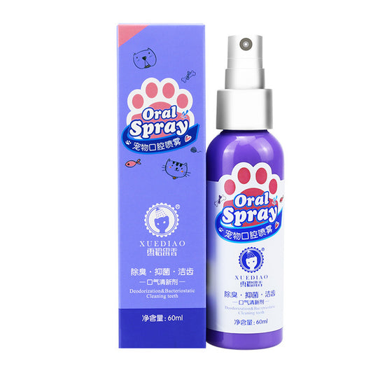 Antibacterial Pet Breath Freshener Spray