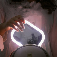 Desktop Makeup Mirror with LED Light
