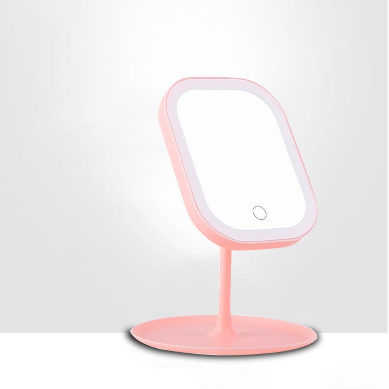 Desktop Makeup Mirror with LED Light