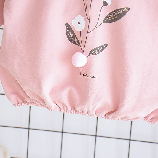 Autumn Cotton Two-Piece Long Sleeve Suit