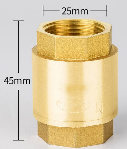 Horizontal Check Valve All Copper Check Valve Check Valve Check Valve 4 Points 6 Points 1 Inch DN50 65 80 100