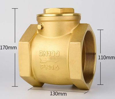 Horizontal Check Valve All Copper Check Valve Check Valve Check Valve 4 Points 6 Points 1 Inch DN50 65 80 100