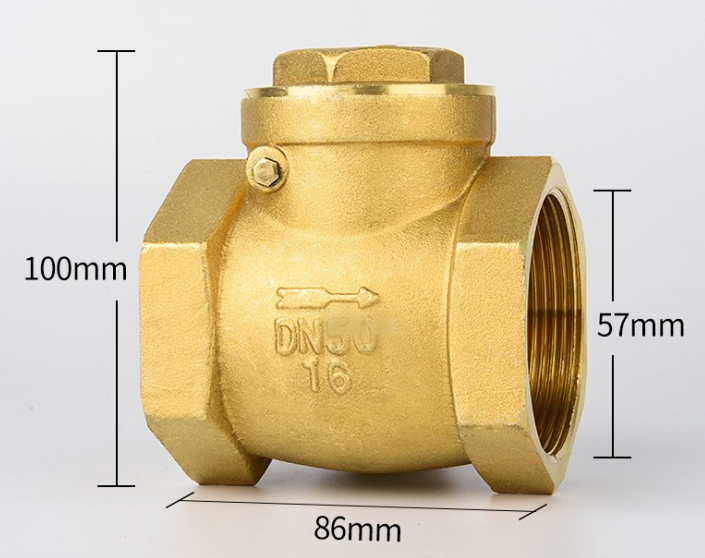 Horizontal Check Valve All Copper Check Valve Check Valve Check Valve 4 Points 6 Points 1 Inch DN50 65 80 100