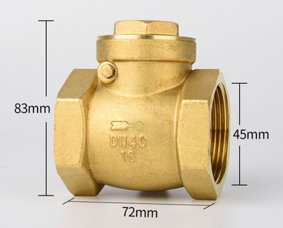 Horizontal Check Valve All Copper Check Valve Check Valve Check Valve 4 Points 6 Points 1 Inch DN50 65 80 100