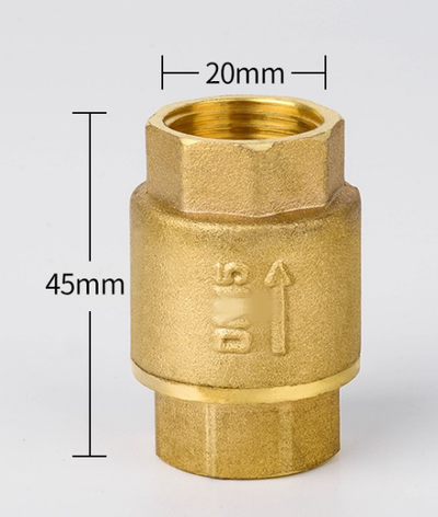 Horizontal Check Valve All Copper Check Valve Check Valve Check Valve 4 Points 6 Points 1 Inch DN50 65 80 100