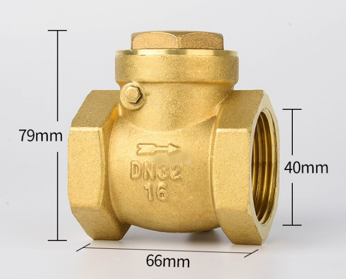 Horizontal Check Valve All Copper Check Valve Check Valve Check Valve 4 Points 6 Points 1 Inch DN50 65 80 100