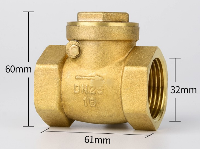 Horizontal Check Valve All Copper Check Valve Check Valve Check Valve 4 Points 6 Points 1 Inch DN50 65 80 100