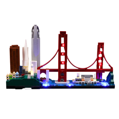 San Francisco Led Lighting Assembled Building Block Toys Diy Lighting