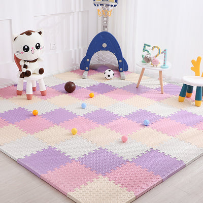 Children'S Stitching Foam Floor Mats Home Bedroom Thickened Floor Mats Puzzle Climbing Mats Living Room Anti-Fall Crawling Mats