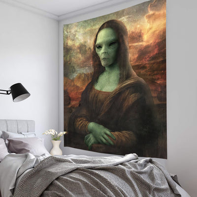 Explosive Home Decor Alien Tapestry