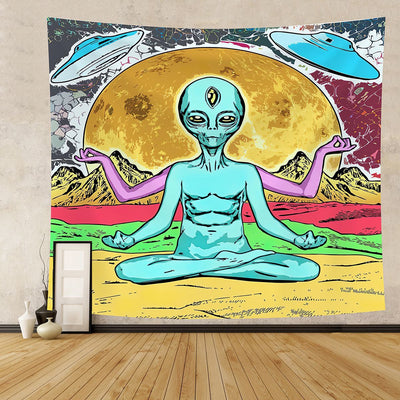 Explosive Home Decor Alien Tapestry