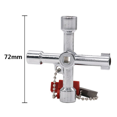 Plumbers Multi Tool 4 Way Gas Electric Meter Box Radiator Plumbing Tool Plumbers Utilities Gas Water Keys New