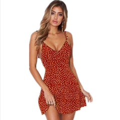 Polka Dot Strappy Sundress