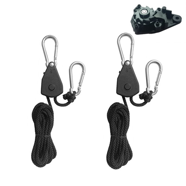 LED Lighting Metal Plastic Ratchet Lift Lanyard