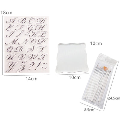 Alphabet Cake Stamp Tool Alphabet Cake Stamp Tool