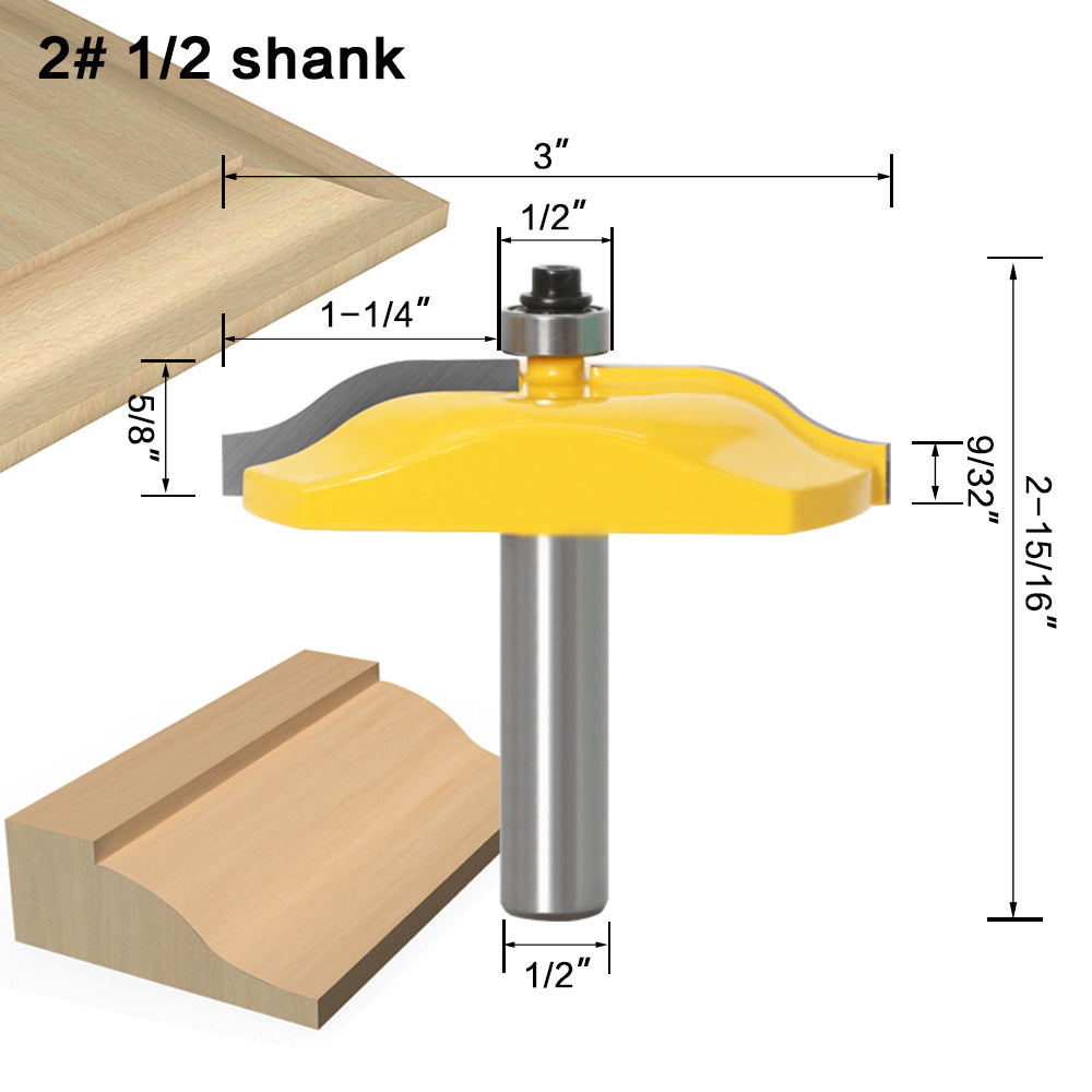 Woodworking cabinet door milling cutter