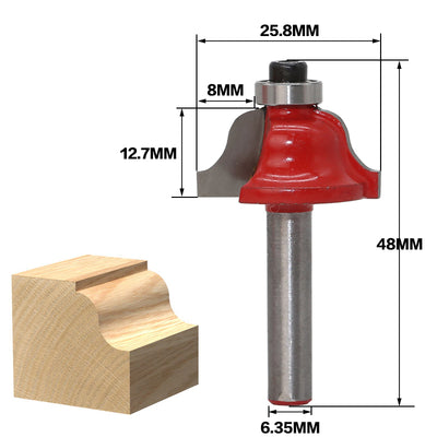 12-Piece trimming machine woodworking cutter set