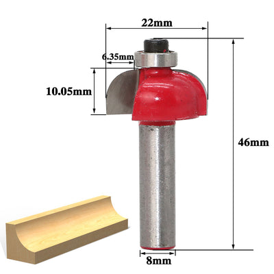 12-Piece trimming machine woodworking cutter set