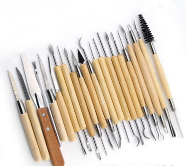 Pottery clay tools 27-piece set + roll package