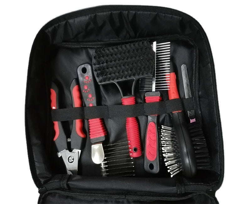 9-Piece Portable Pet Grooming Kit