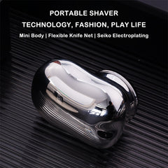 Mini USB Rechargeable Electric Shaver – Wet & Dry, Portable & Painless