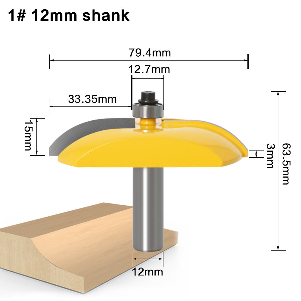 Woodworking cabinet door milling cutter