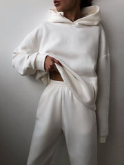 Casual Hooded Sweater Two-Piece Tracksuit