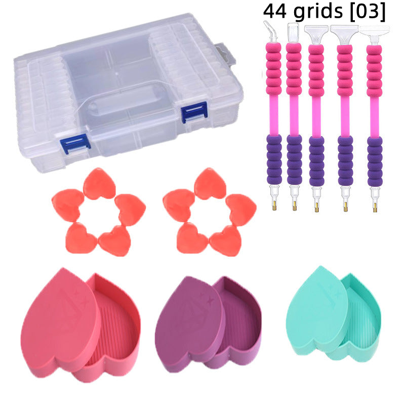 44 Grid Bead Box Spot Drill Package Tool Set