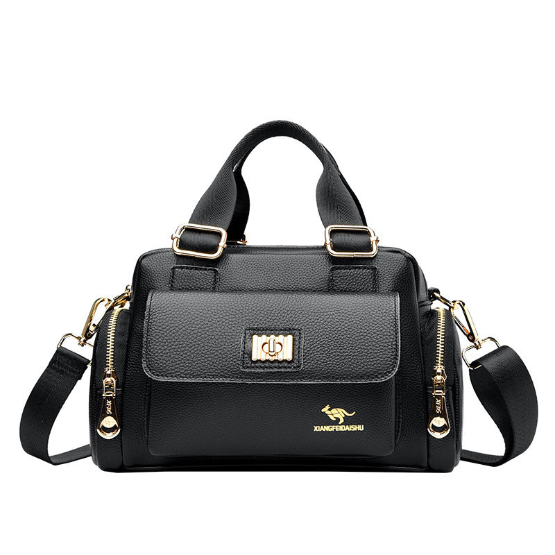 Multi-Functional PU Leather Shoulder Messenger Bag