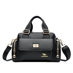 Multi-Functional PU Leather Shoulder Messenger Bag