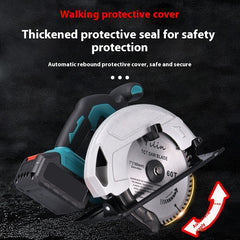 7-inch Brushless Lithium Electric Woodworking Tools Hand Saw Disc Cutting Machine