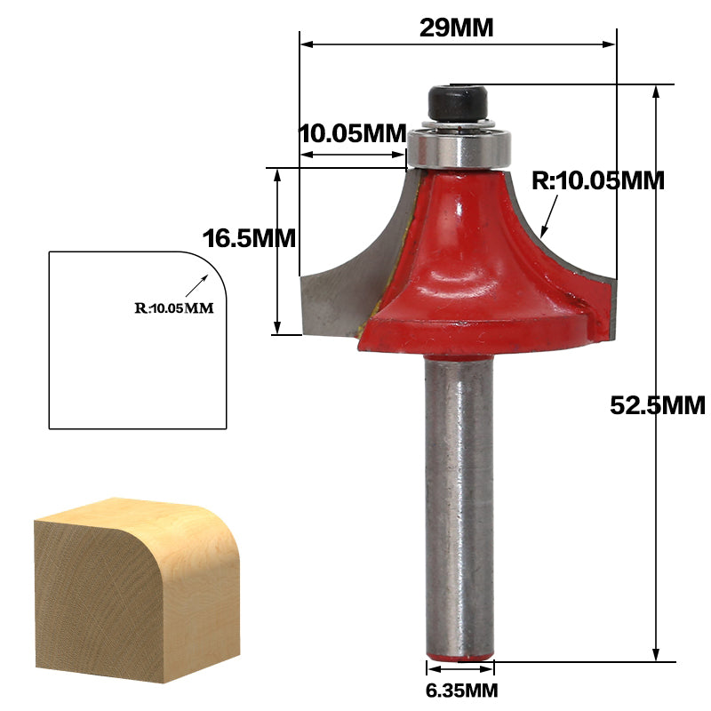 12-Piece trimming machine woodworking cutter set