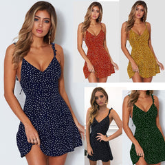 Polka Dot Strappy Sundress