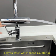 Rotating Splash-Proof Kitchen Faucet Nozzle – Multifunctional Water Saver