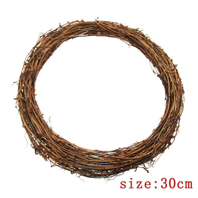 DIY Home Decor Natural Rattan Wreath