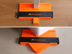 Khurasan 10" Contour Gauge with Lock – Profile Tool for Woodworking & Tiling + Pencil