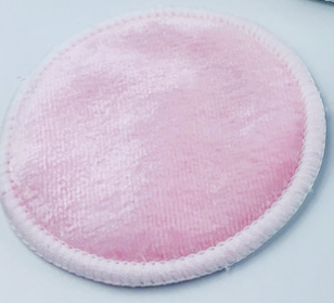 Velvet makeup remover pad