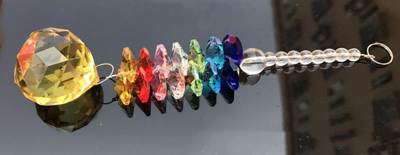 K9 Colorful Lighting Crystal Bead Curtain Pendant