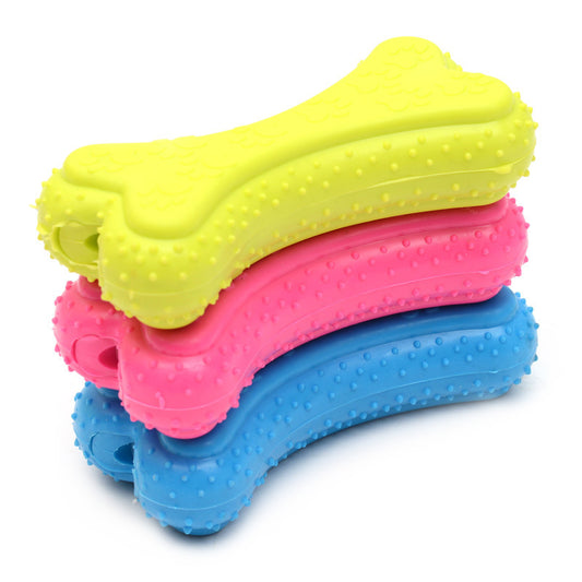 Durable TPR Whistle Biscuit Toy
