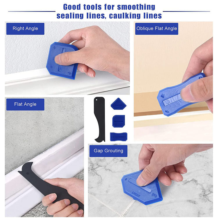 Caulking Tool Metal Scraper Nozzle Smear Grout To Scrape Kitchen Bathroom Windows