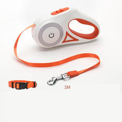 Retractable Dog Leash with Collar