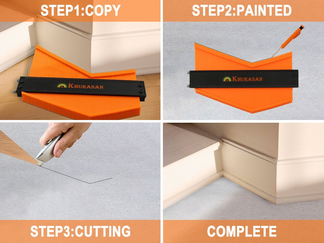 Capture and transfer corner angles effortlessly with the Contour Gauge 