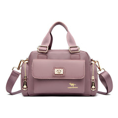 Multi-Functional PU Leather Shoulder Messenger Bag