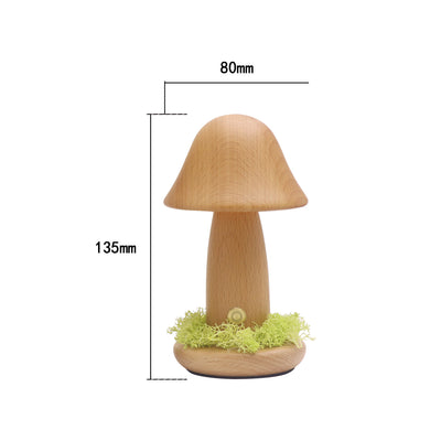 Twist Head Mushroom Small Night Lamp Warm Light Touch  Home Decor