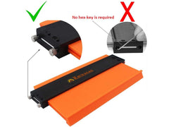 10" & 5" Contour Gauge Set with Lock – Includes Angle Finder, Pencil & Feeler Gauge for Precise Wood, Tile & Floor Marking